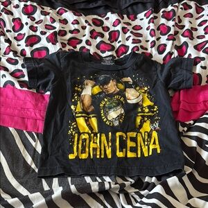 WWE Black and Yellow Short Sleeve Tee